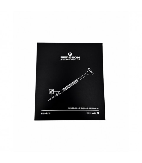 Bergeon 6899-A10 set of 10 ergonomic screwdrivers