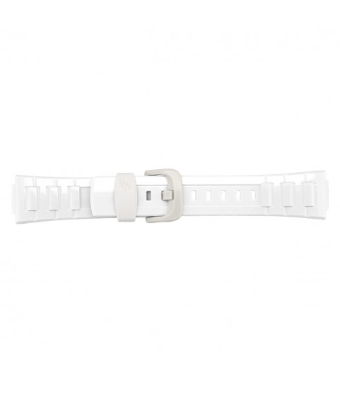 Casio BGD-120P, BLX-100 white watch silicone strap 10349444 23mm