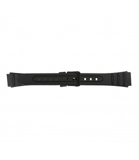 Casio 10421384 black rubber strap W-202-1AV 18 mm