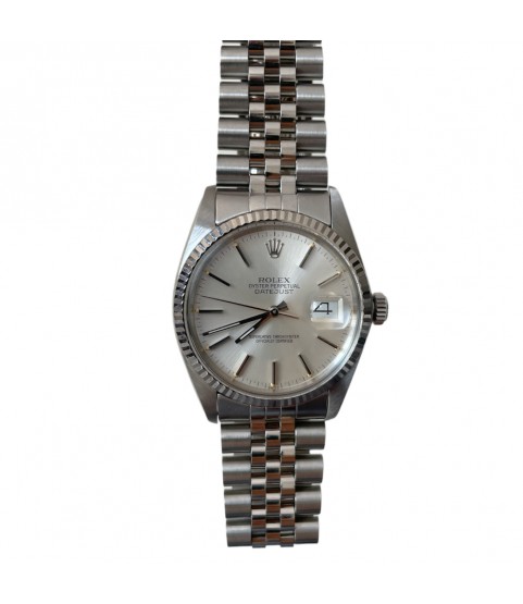 Rolex Datejust 16014 automatic men’s watch 18K white gold bezel