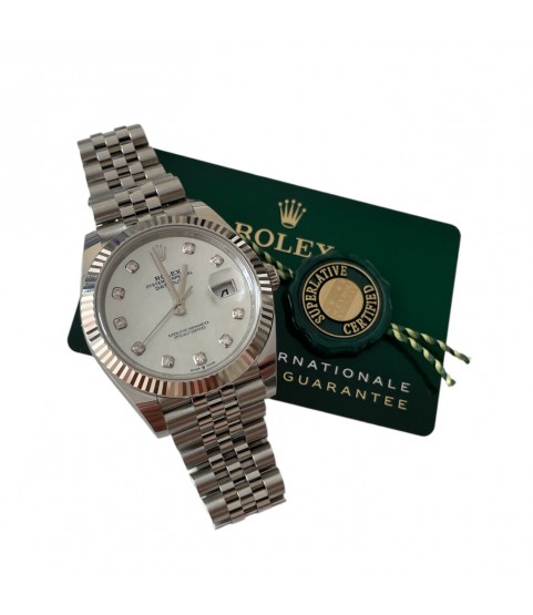 New Rolex Datejust 126334 NG MOP dial with diamonds 41 mm 2022