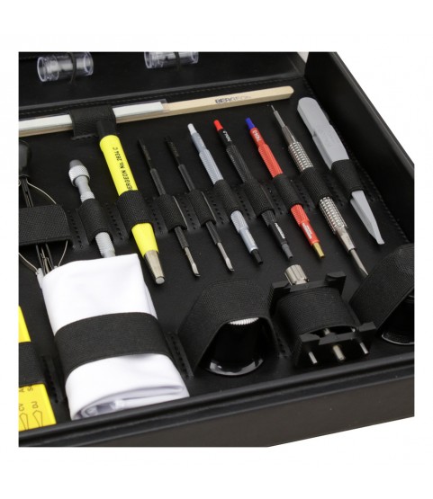 Bergeon 7817 after sales service tool kit box, 43 pieces