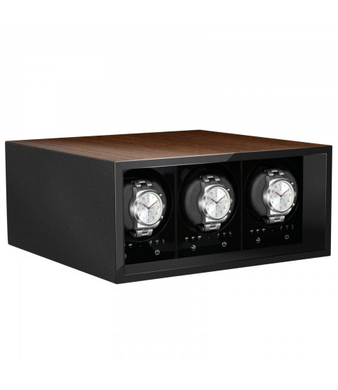 Elegant Boxy BLDC Safe 03 watch winder for 3 watches