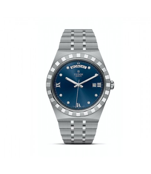 New Tudor Royal M28600-0006 blue dial with diamonds 41 mm 2022