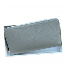New Rolex leather women grey long wallet 2022