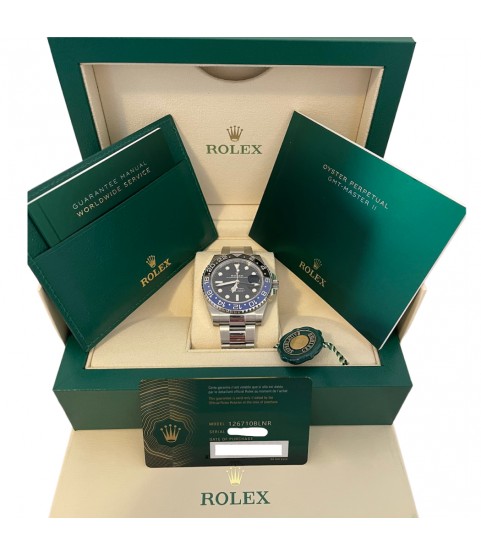 New Rolex GMT-Master II 126710BLNR batman watch full set 2022