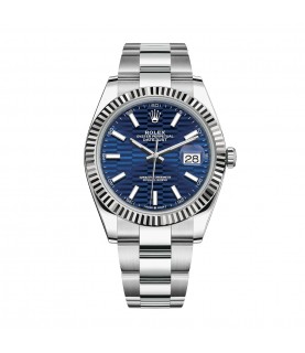 New Rolex Datejust 126334 Blue Motif dial men's watch 41 mm full set 2022