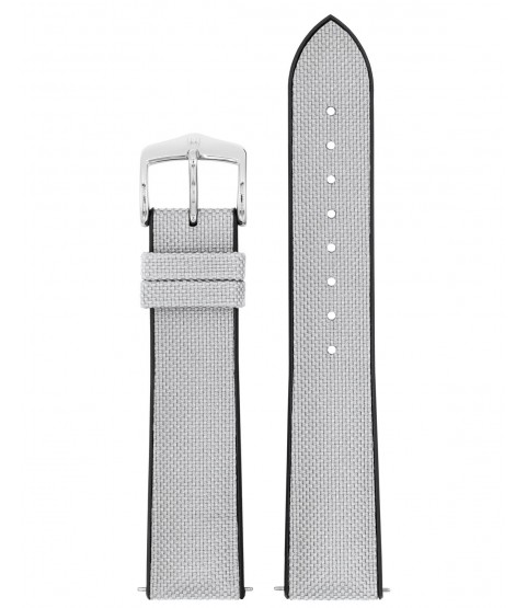 Hirsch Arne grey/silver watch strap 18 mm 0925094030-2-18 Hirsch Arne grey/silver watch strap 18 mm 0925094030-2-18