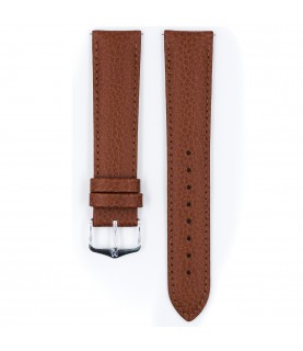 Hirsch Kansas L Golden brown leather watch strap 20 mm 01502070-2-20