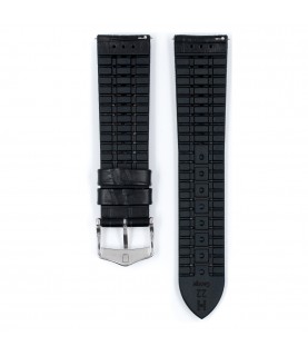 Hirsch watch leather calfskin strap George L black 20mm 0925128050-2-20