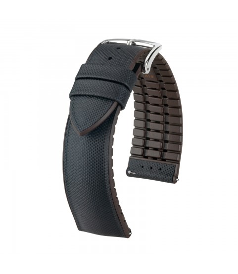 Hirsch Arne Black Calf Watch Strap 20mm 0921094050-2-20