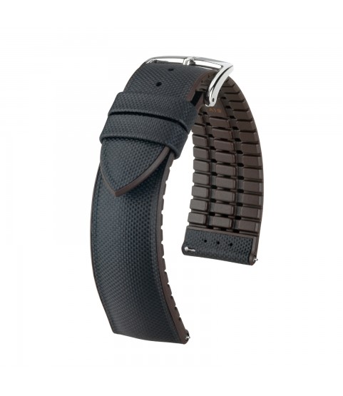 Hirsch Arne black calf watch strap 20 mm 0921094050-2-20