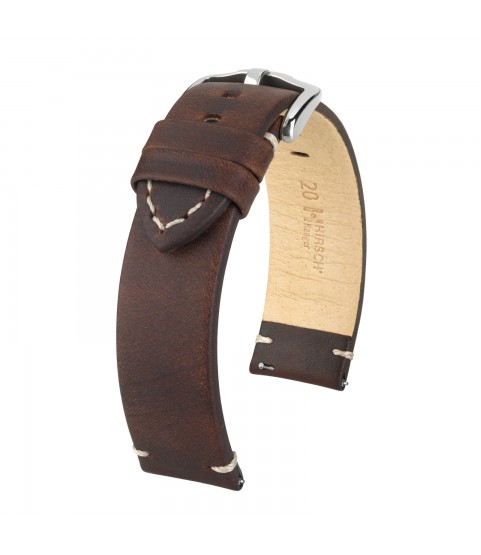 Hirsch Ranger genuine Calf leather watch strap 18 mm 05402010-2-18