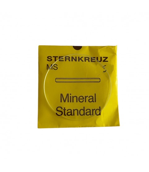 New Sternkreuz MS watch flat mineral glass 46.0 mm x 1.0 mm