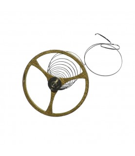 Longines 6922 balance wheel with broken hairspring part