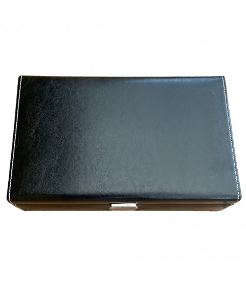 Friedrich 23 leather watch box black for 10 watches