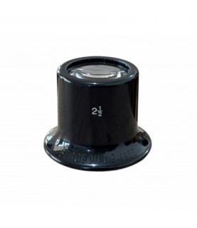 Bergeon 4422-2.5 watchmaker's loupe, plastic housing, inner screw ring, 4 magnification