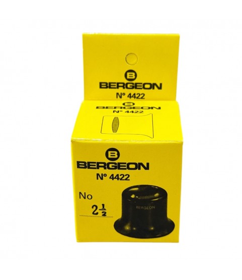 Bergeon 4422-2.5 watchmaker's loupe, plastic housing, inner screw ring, 4 magnification Bergeon 4422-2.5 watchmaker's loupe, plastic housing, inner screw ring, 4 magnification