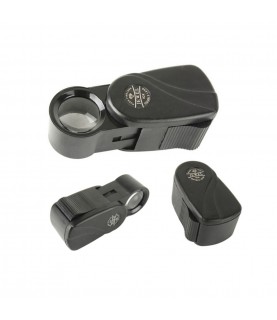 Gugita 10x Pocket Magnifier with Extendable Loupe