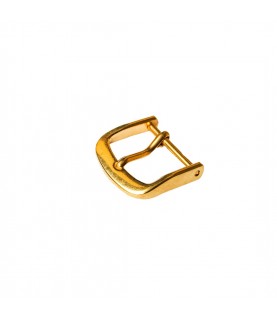 Yellow gold plated buckle for leather strap closure chrono unisex gold spring bar 16 mm Yellow gold plated buckle for leather strap closure chrono unisex gold spring bar 16 mm