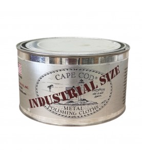 Cape Cod Metal Polishing Kit Industrial Size Tin. Pre-Moistened Polishing Cloths for Brass, Copper, Silver, Gold, Chrome, Stainless Steel, Bronze, Aluminum, Nickel Cape Cod Metal Polishing Kit Industrial Size Tin. Pre-Moistened Polishing Cloths for Brass, Copper, Silver, Gold, Chrome, Stainless Steel, Bronze, Aluminum, Nickel