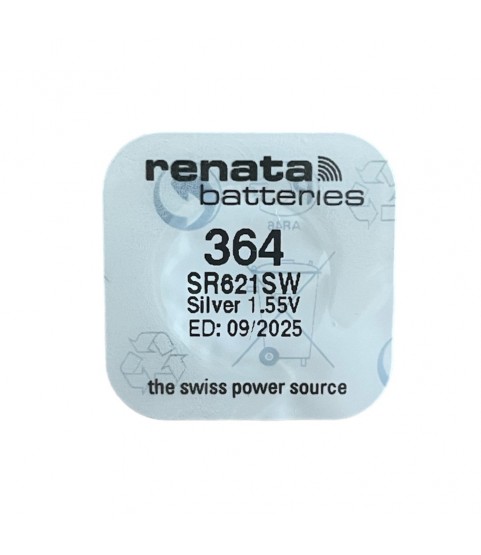Renata 364 SR621SW watch coin battery 1.55 V