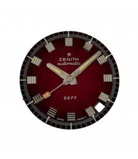 Vintage Zenith Defy automatic red dial, hands 28.5 mm