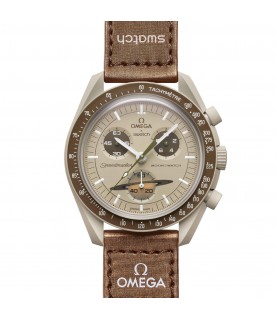 New SWATCH Omega Mission to Saturn chronograph men's watch 2023