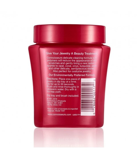 Connoisseurs Delicate Jewellery Cleaner cleaning solution for gold, silver, semi-precious stones & pearls 236 ml Connoisseurs Delicate Jewellery Cleaner cleaning solution for gold, silver, semi-precious stones & pearls 236 ml