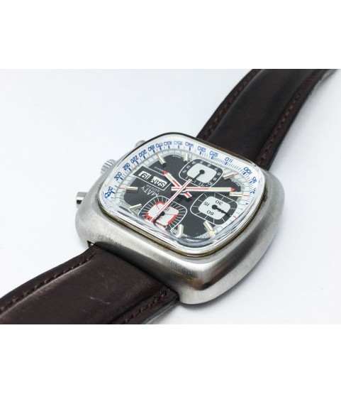 Vintage Maty Suisse Automatic Chronograph Men's Watch Valjoux 7750 42mm