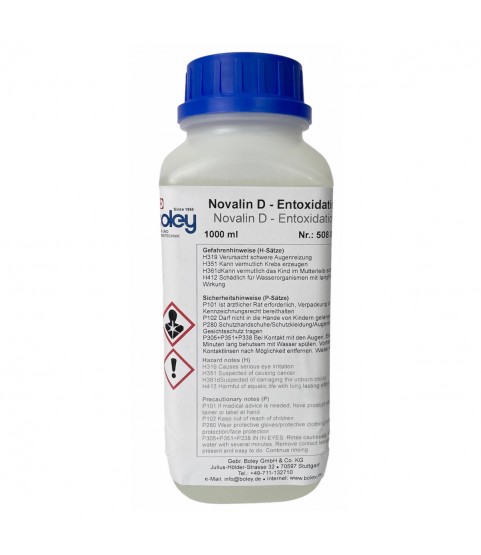 Novalin D deoxidant for gold and silver bath 1000 ml