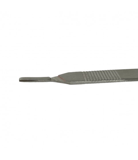 Stainless steel scalpel handle 130 mm