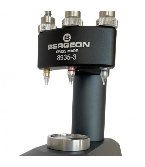 Bergeon 8935-3 watch hand fitting tool with 3 runners