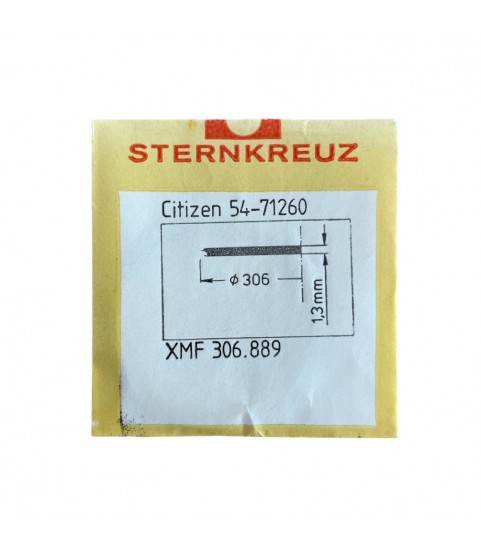 Citizen 54-71260 mineral crystals special flat (XMF) part XMF306889