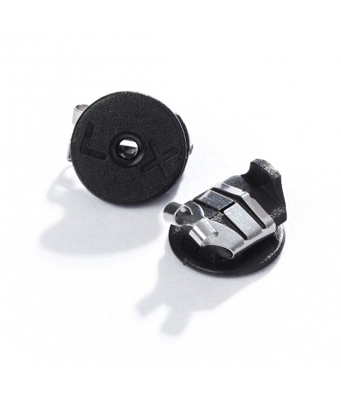 LOX classic locking earring backs black colour