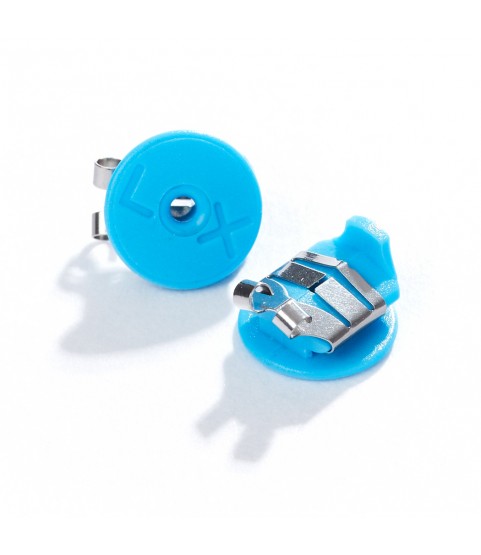 LOX classic locking earring backs blue colour