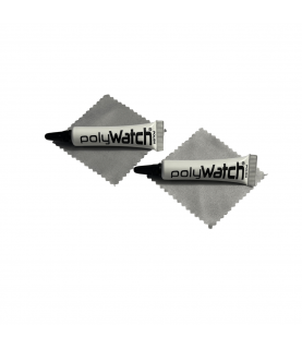 PolyWatch Acrylic Crystal Polish Set with Wiping Cloths
