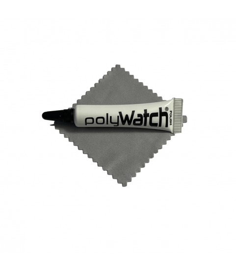 PolyWatch Acrylic Crystal Polish Set with Wiping Cloths