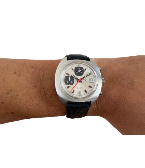 Vintage Jopel chronograph men's watch with Valjoux 7765