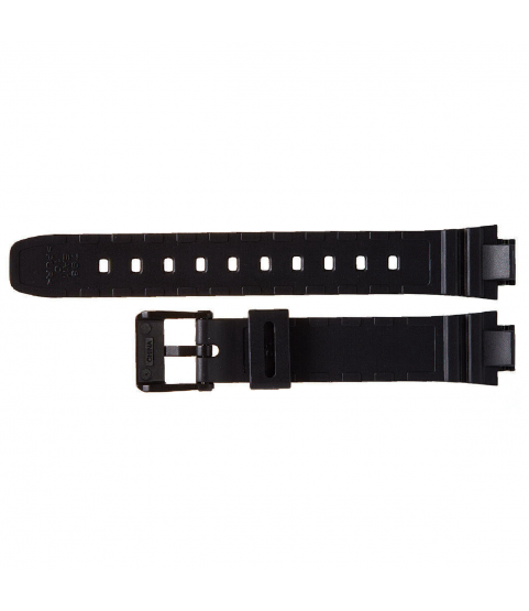 Casio 10393847 10 mm watch black strap LA-20WH-1A, LA-20WH-1B, LA-20WH-1C, LA-20WH-4A, LA-20WH-9A