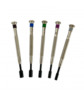 Horotec MSA 01.107-05 set of 5 special screwdrivers with fixed female key