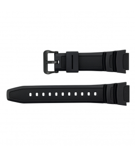 Casio 10569210 black watch plastic strap 19 mm W-218H-1AV, W-218H-3AV, W-218H-5BV