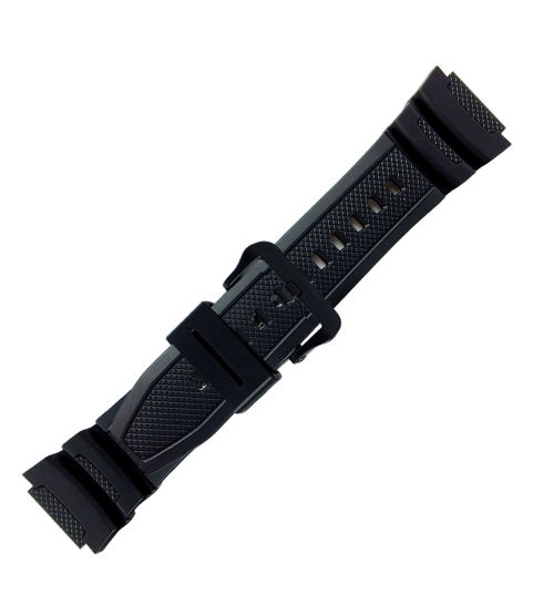 Casio 10569210 black watch plastic strap 19 mm W-218H-1AV, W-218H-3AV, W-218H-5BV