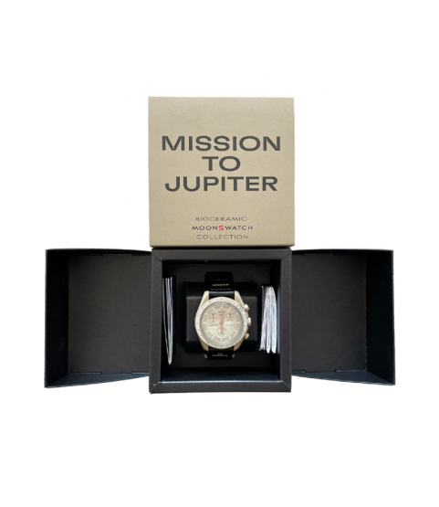 New SWATCH Omega Mission to Jupiter chronograph men's watch 2023