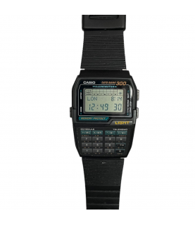 Retro Casio Illuminator Data Bank 300 calculator chronograph watch DBC-310 with module 1478
