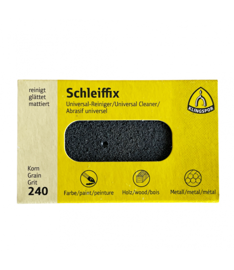 Schleiffix universal cleaning block abrasive for metals, grain 240