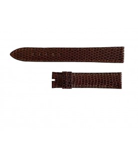 Cartier brown leather strap 15 mm