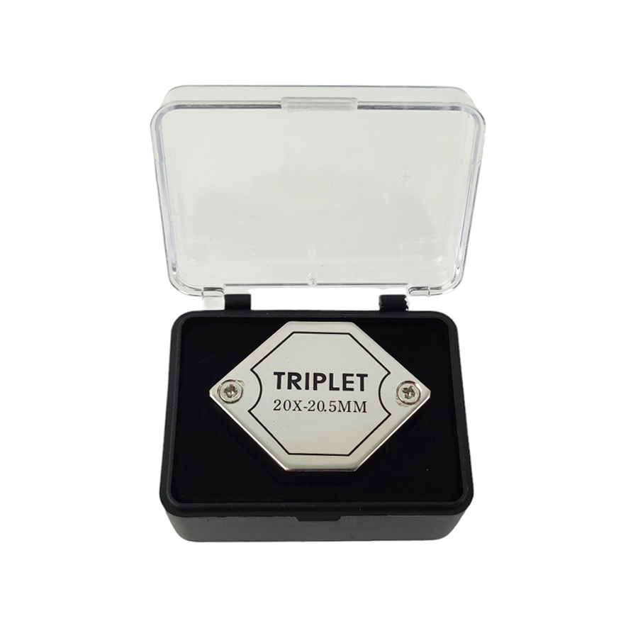 10x Triplet diamond loupe jewelers and goldsmiths stones 