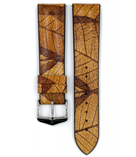 Hirsch Leaf brown watch strap 20 mm 0921046010-2-20