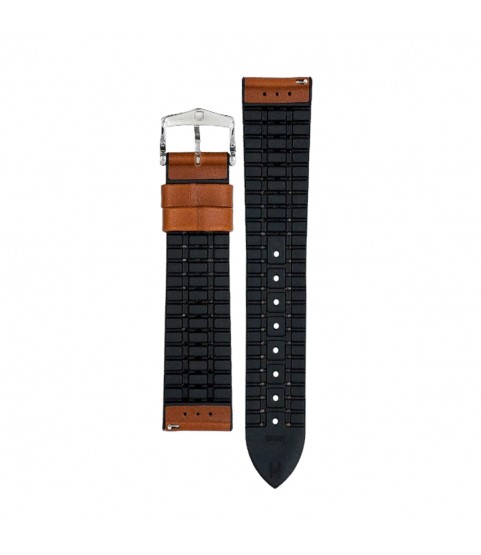 Hirsch James L brown calf leather watch strap 19 mm 0925002070-2-19